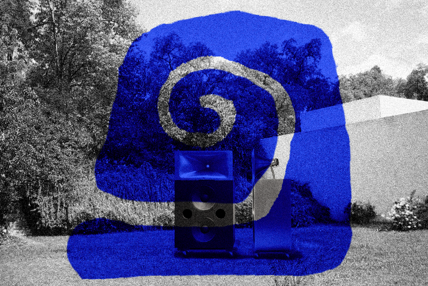 Blue Speakers